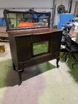 Tiger oak buffet 